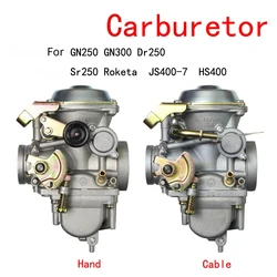 Carburador de motocicleta para Suzuki GN250, GN300, Dr250, Yamaha Sr250, Roketa, Jianshe, JS400-7, Hensim, HS400, Scout, 300CC-400CC, C