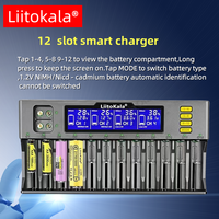 LiitoKala Lii-202 Lii-402 Lii-S12 Lii-S8 Lii-S2  3.7V 18650 18350 26650 14500 16340 NiMH lithium battery smart charger