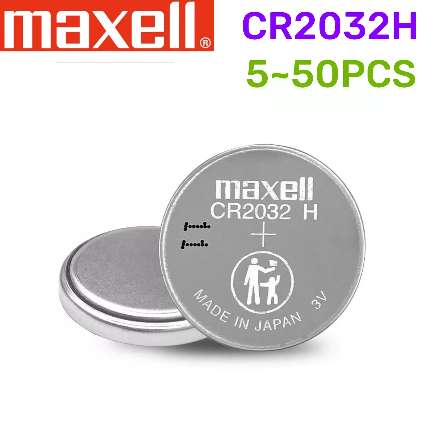 Original CR2032H 240mAh High Capacity 3V Button Battery Computer Motherboard Battery Replaces CR2032 LIR2032 ML2032