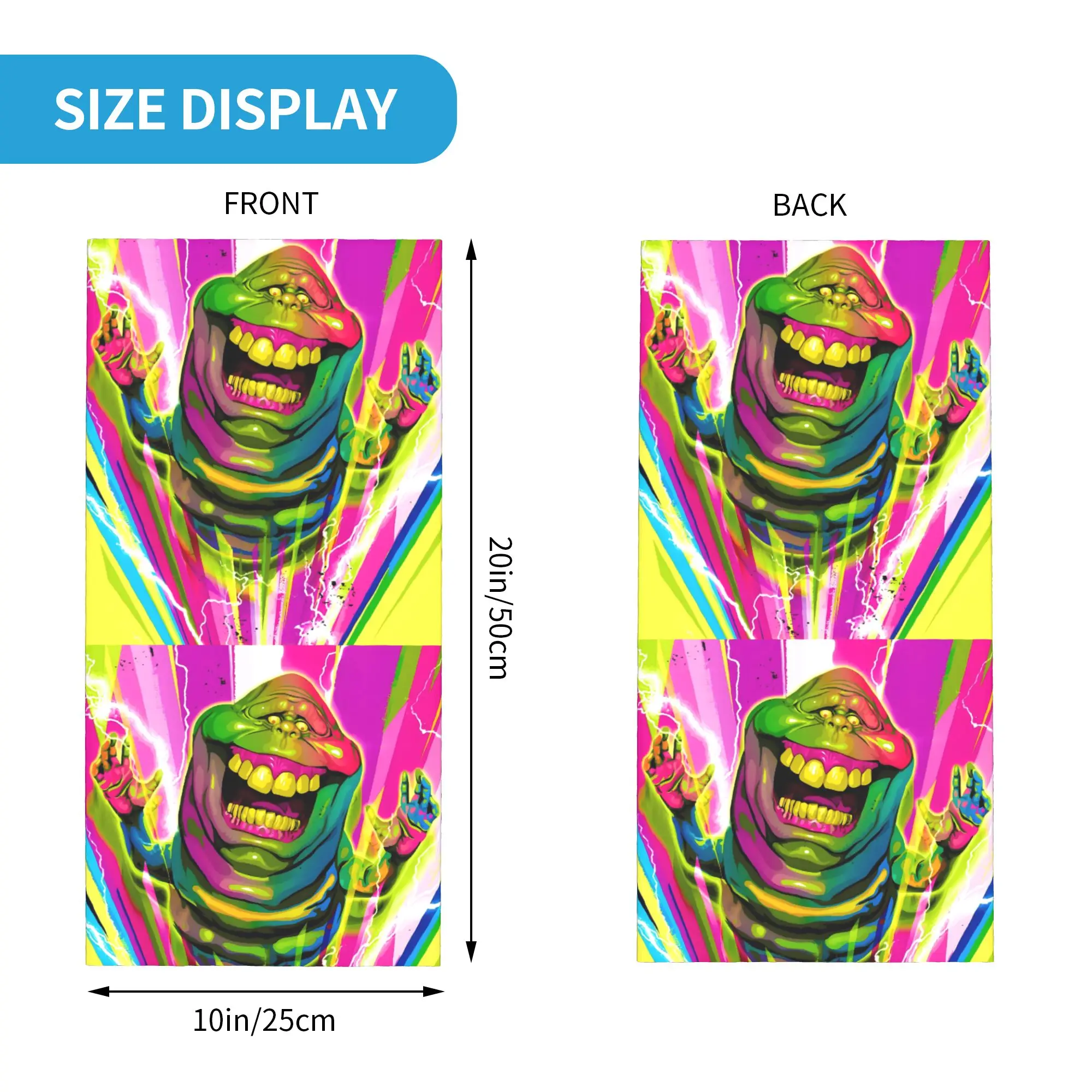 مخصص Ghostbusters باندانا الشتاء الرقبة أدفأ المرأة يندبروف التفاف الوجه وشاح للتزلج أنحل الجراب عقال