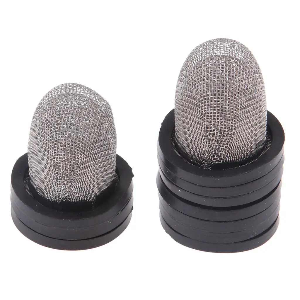 10x Motorcycle Engine Oil Strainer Thimble Mesh for Honda CG125