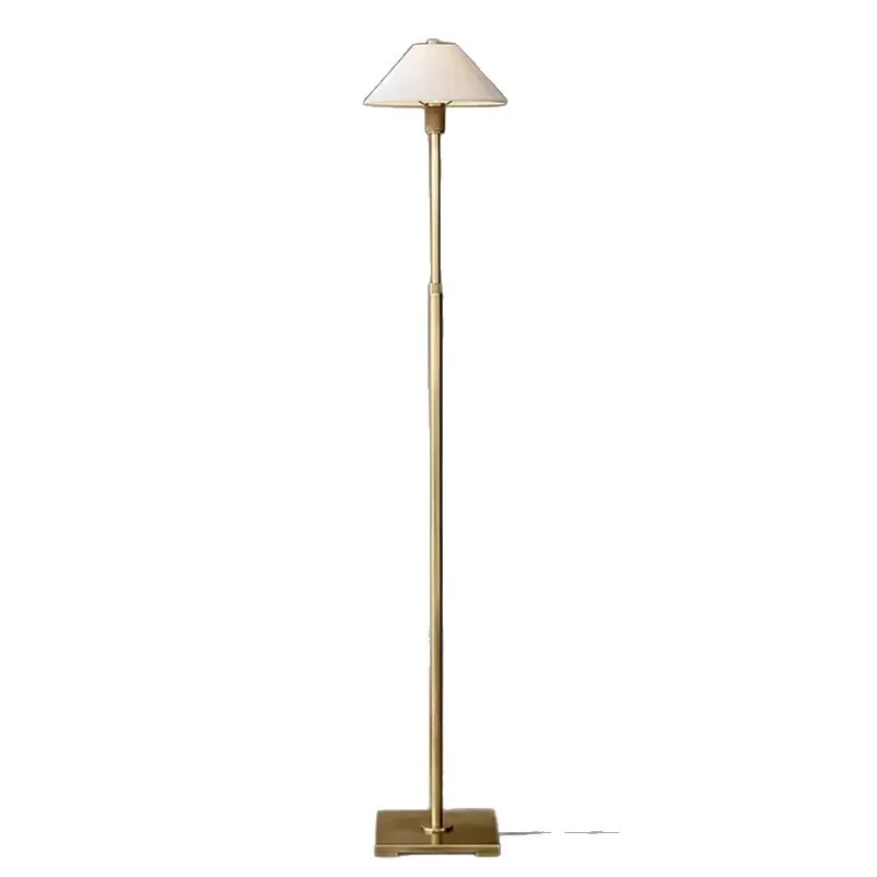 Modern retro designer style luxury brass hardware floor lamp, suitable for living rooms, hotels, farmhouses