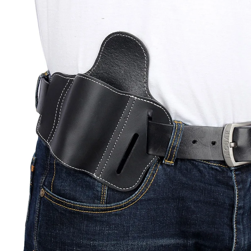 

Military tactical leather case hunting invisible leather gun case G 17 19 22 23 43 P226 P229 Luger 92 M92