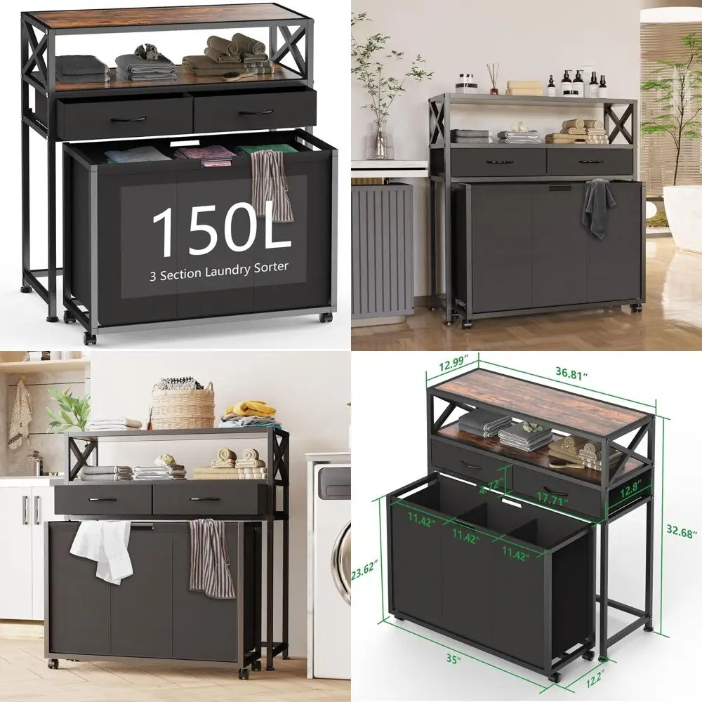 3-Section 150L Roll…