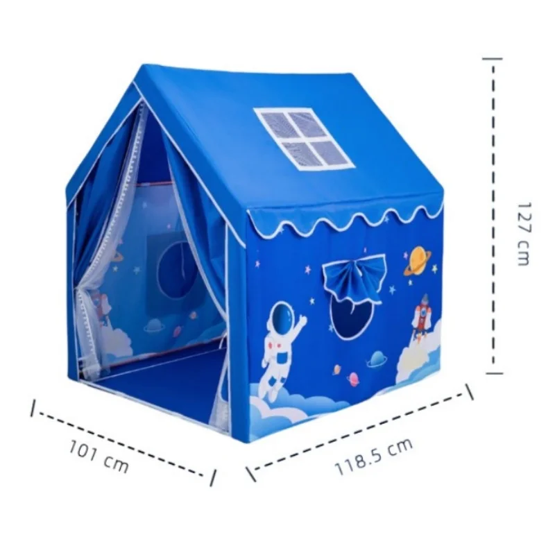 Weltraumrakete-Schiff-Kinderzelt im Alter von 3 Jahren, Kleinkind für drinnen und draußen, Spielhaus-Zelt, Kinder-Jungen-Spielzelt, großes Indoor-Spielhaus