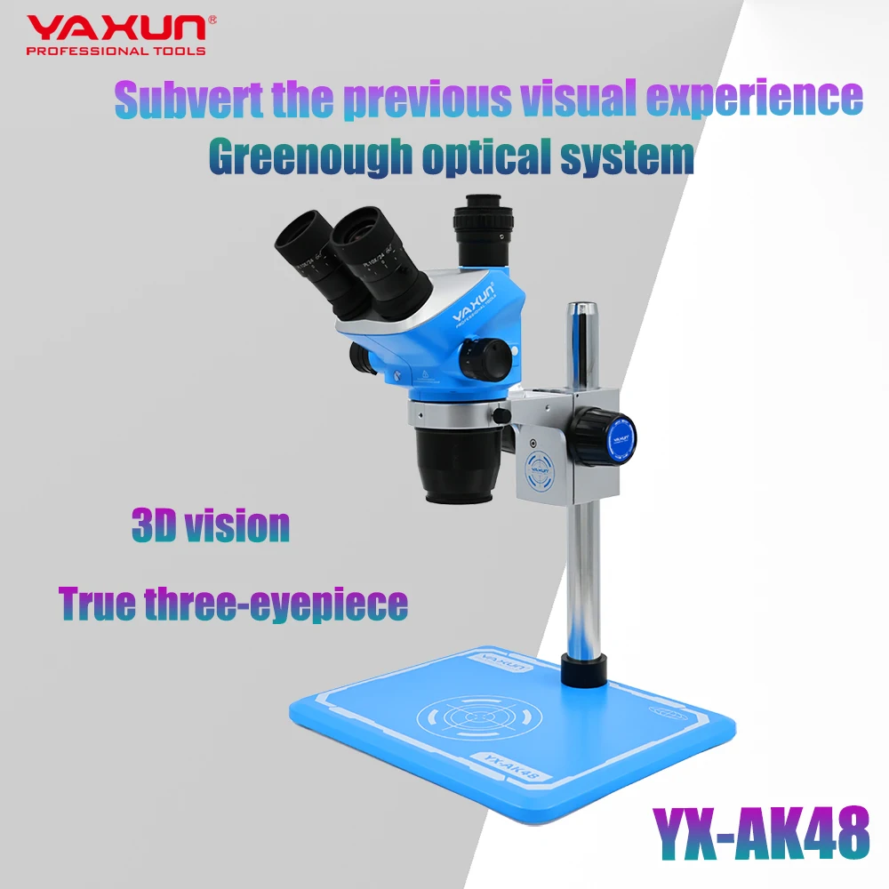 Why the Greenough Optical System in the YAXUN YX-AK48 Is the Best Choice for Precision PCB and Mobile Device Repairs