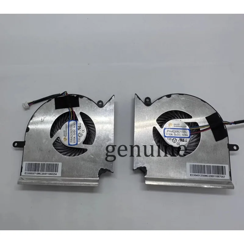 New CPU Cooling Fan for MSI GE63 GP63 GL63 GE63VR GE73 GP73 GL73 GE73VR Laptop Fan PAAD06015SL-N417 N384 DC 5V 0.55A