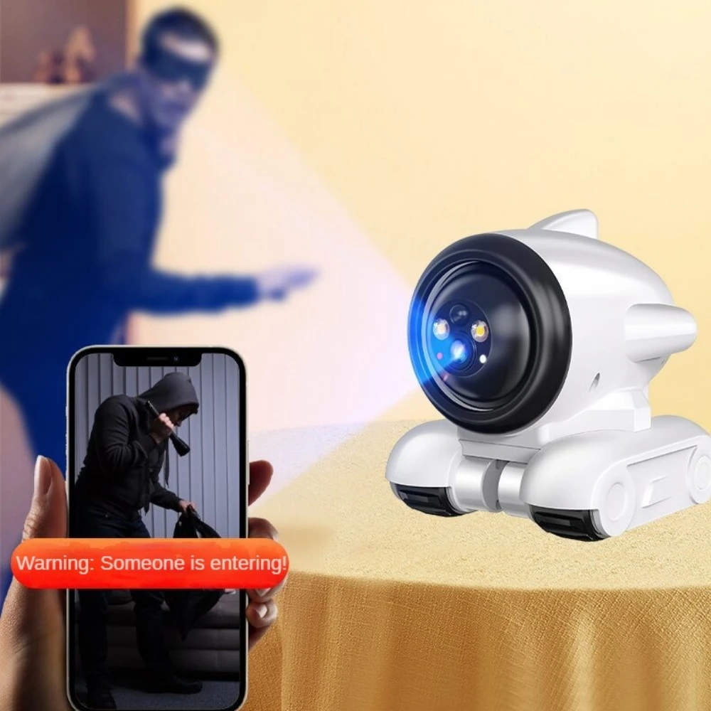 NCZOBOE Pet Surveillance Cam Era | 360° Robot Camera, Baby Pet Camera, Bidirectional Dialogue, Motion Detection, Dog/Cat/Baby