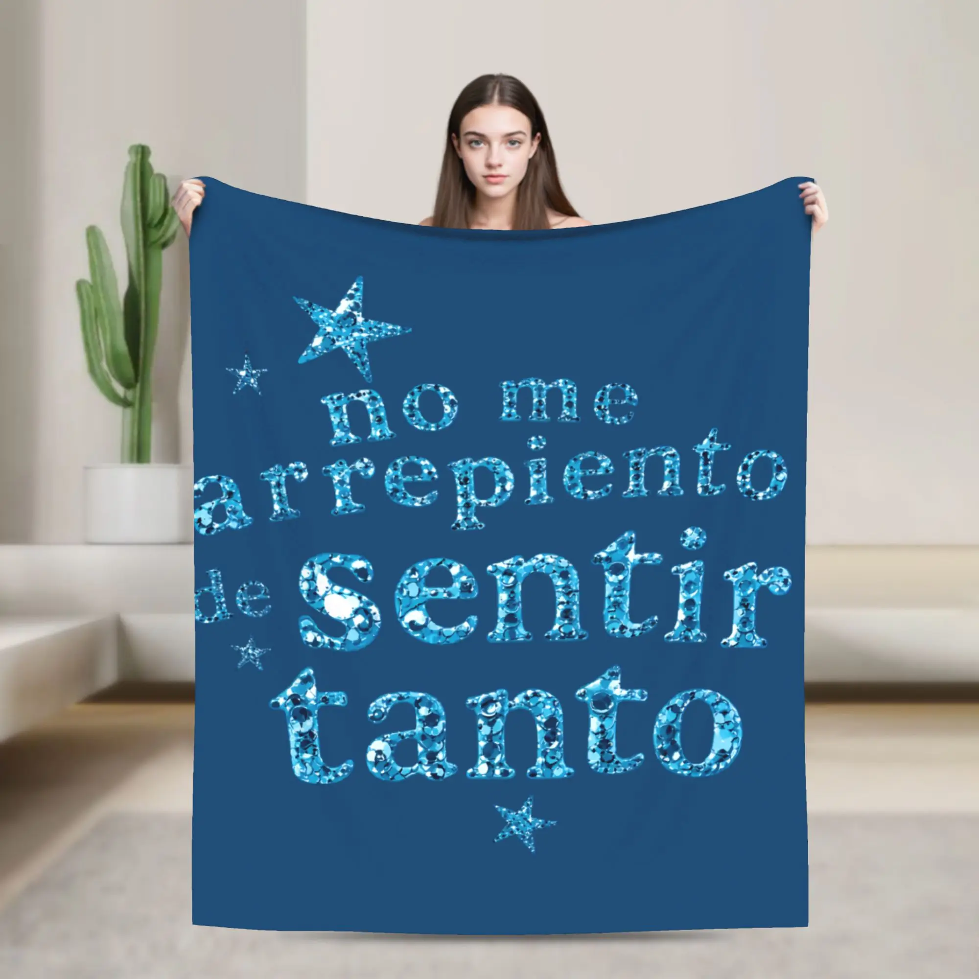 New Album Karol G No Me Arrepiento De Sentir Tanto Blanket  Plush Awesome Warm Throw Blankets for Home Restaurant  Winter
