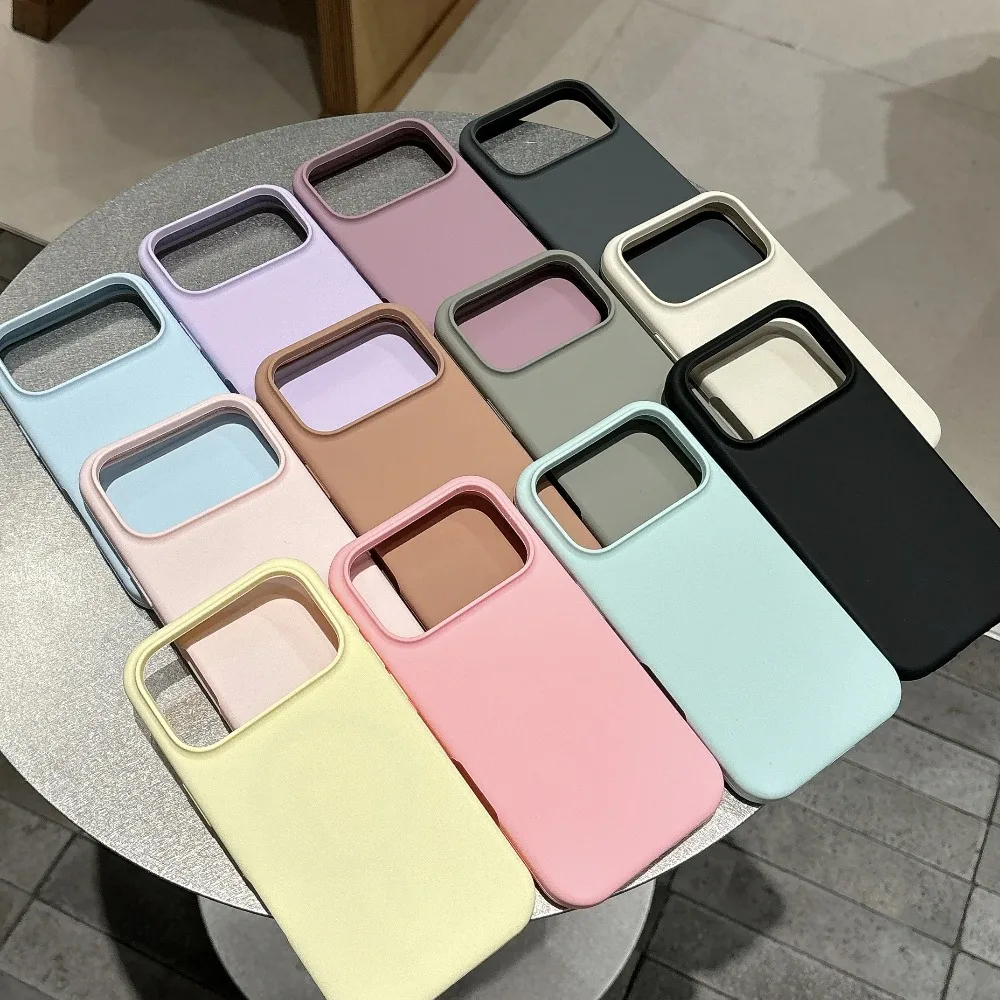 Candy Einfarbige Hülle für Magsafe für iPhone 18 Pro 17 Air 16 15 14 13 12 11 Pro Max, Weiche Flüssigsilikon Schlanke Stoßfeste Hülle – Detail 1