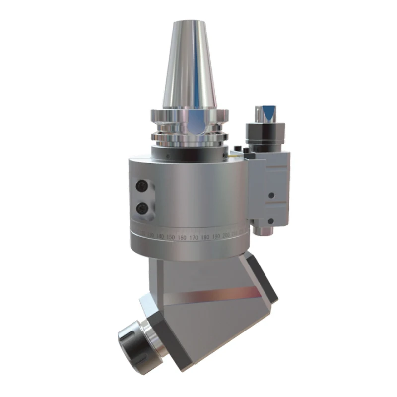 CNC Machine Tools Right Angle Milling Head AG60-ER25 Tool Holder Er Collet Head Angle Milling Adjustable Angle Head BT40 CNC