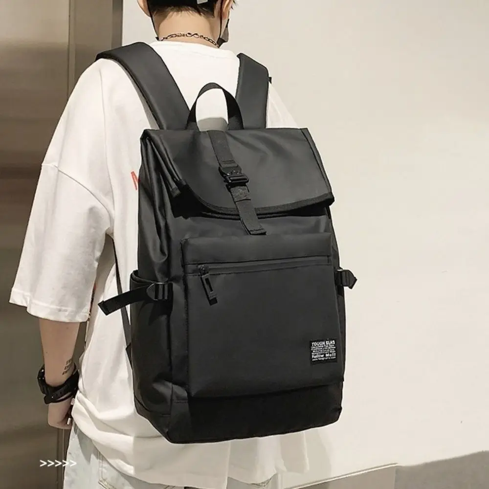 16 Inch Men Travel Backpack Oxford Cloth Large Capacity Business Computer Backpack Breathable Casual Style Male Laptop Daypack