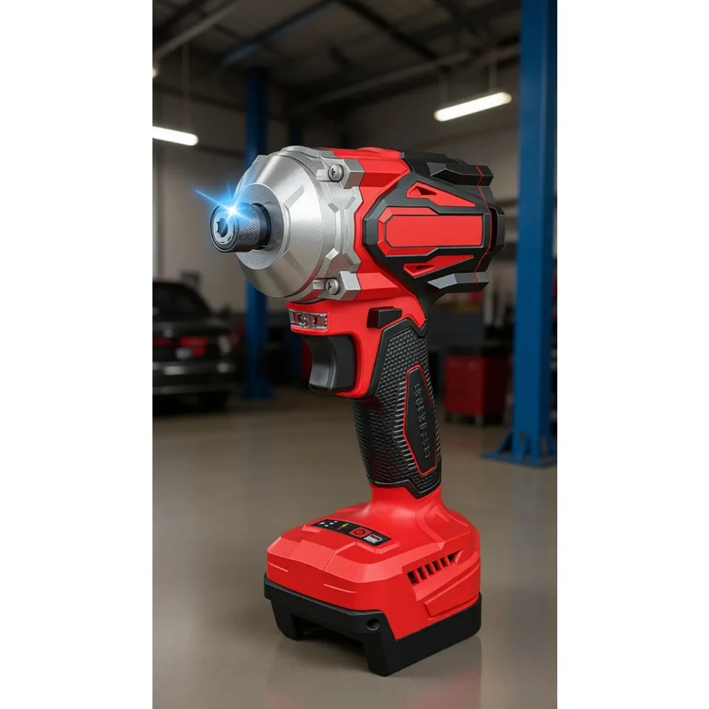 

Беспроводной ударный гайковерт 1/4 дюйма, 18В, без АКБ и ЗУ, 2800 фунт-фут, бесщеточный, 3 скорости, 0-3900 об/мин, компактный, с LED-подсветкой, функция Auto Stop, для DIY