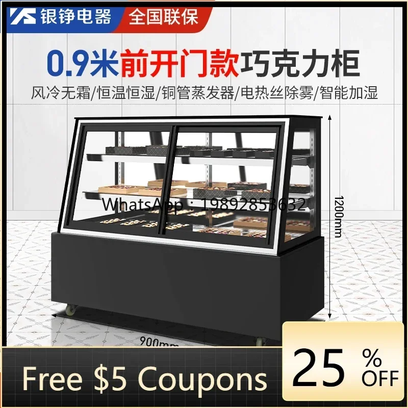 

ZS commercial chocolate display cabinet baking dessert fruit fresh-keeping cabinet cooked food west point refrigerated