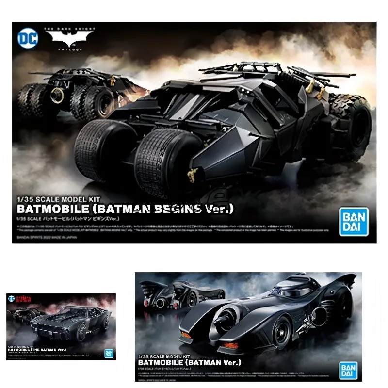 

【In Stock】Bandai Original Cartoon Character Small Bat Proportion 1/35 Bat Chariot VER Action Character Collection Toy Gift.