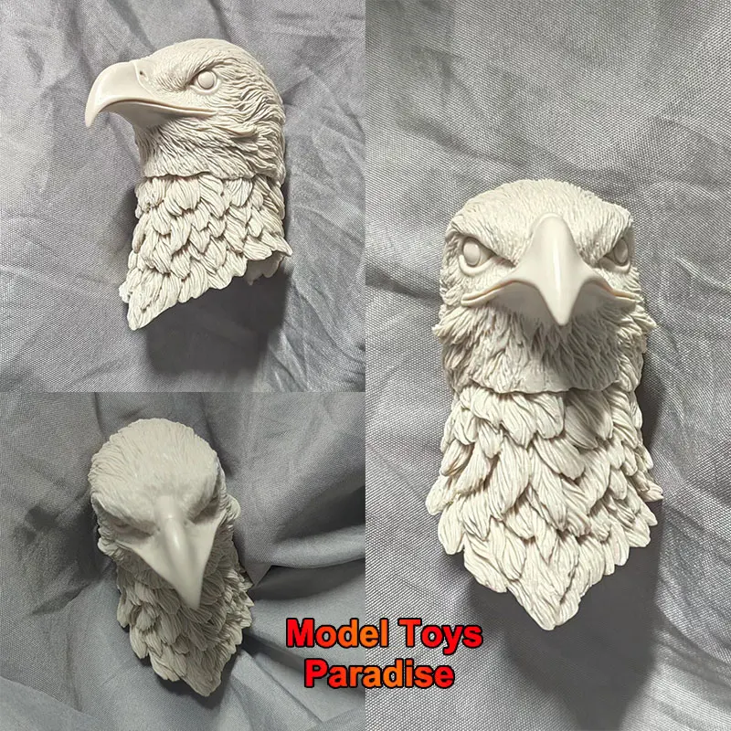 

Неокрашенная скульптура головы солдата в масштабе 1/6, белая модель головы с изображением орла, подходит для 12-дюймовых фигурок.