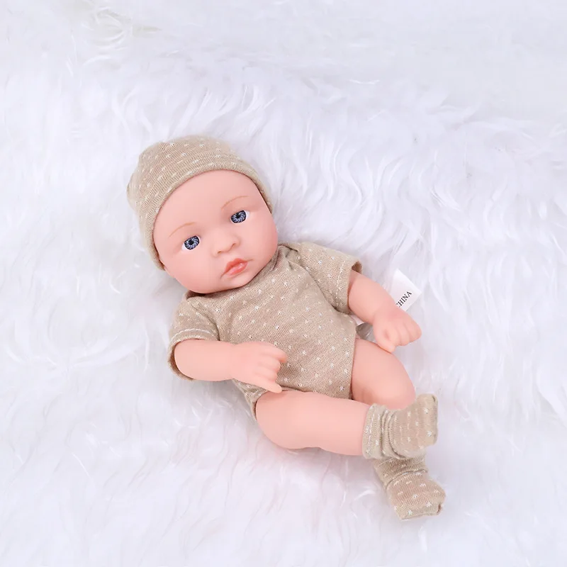 20CM Reborn Doll Baby DIY Mini Handy Doll Cute Fairy Elf Bebe Silicone Doll Toy Gifts Kids Toys