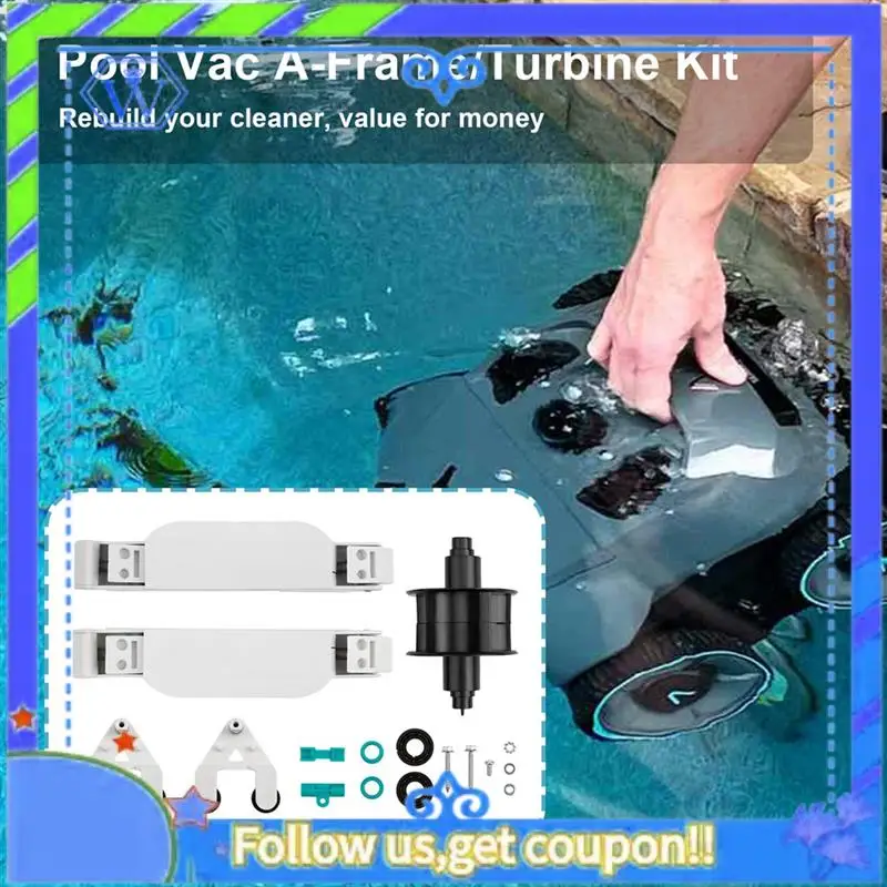

A55P-13Pcs AXV621DAT Pool Vac Turbine Kit For Hayward Automatic Suction In-Ground Pool Cleaner Compatible With AXV036BP AXV601CA