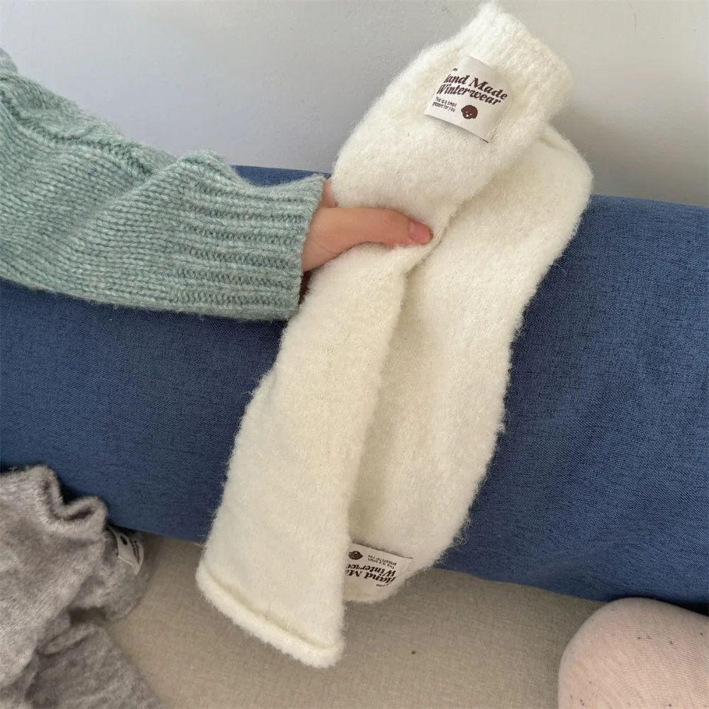 

Модные красочные гетры Kintted Y2k, зимние милые плюшевые чулки, чехол для ног, теплый чехол для ног, осень-зима