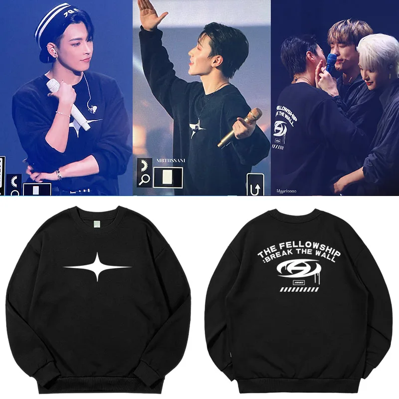 

Худи AtEase Concert Break the Wall, оверсайз, весна-осень, 100% хлопок, с принтом, повседневный, свободный крой, свитшот