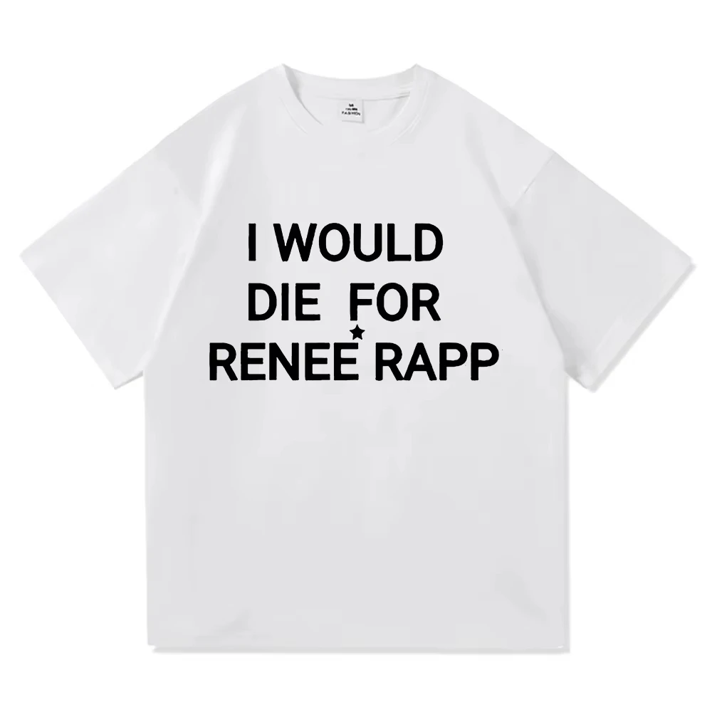Reneé Rapp Bite Me TShirt 2026 Retro Fashion /women Clothing Retro Harajuku High Quality Clothes VintageTShirts