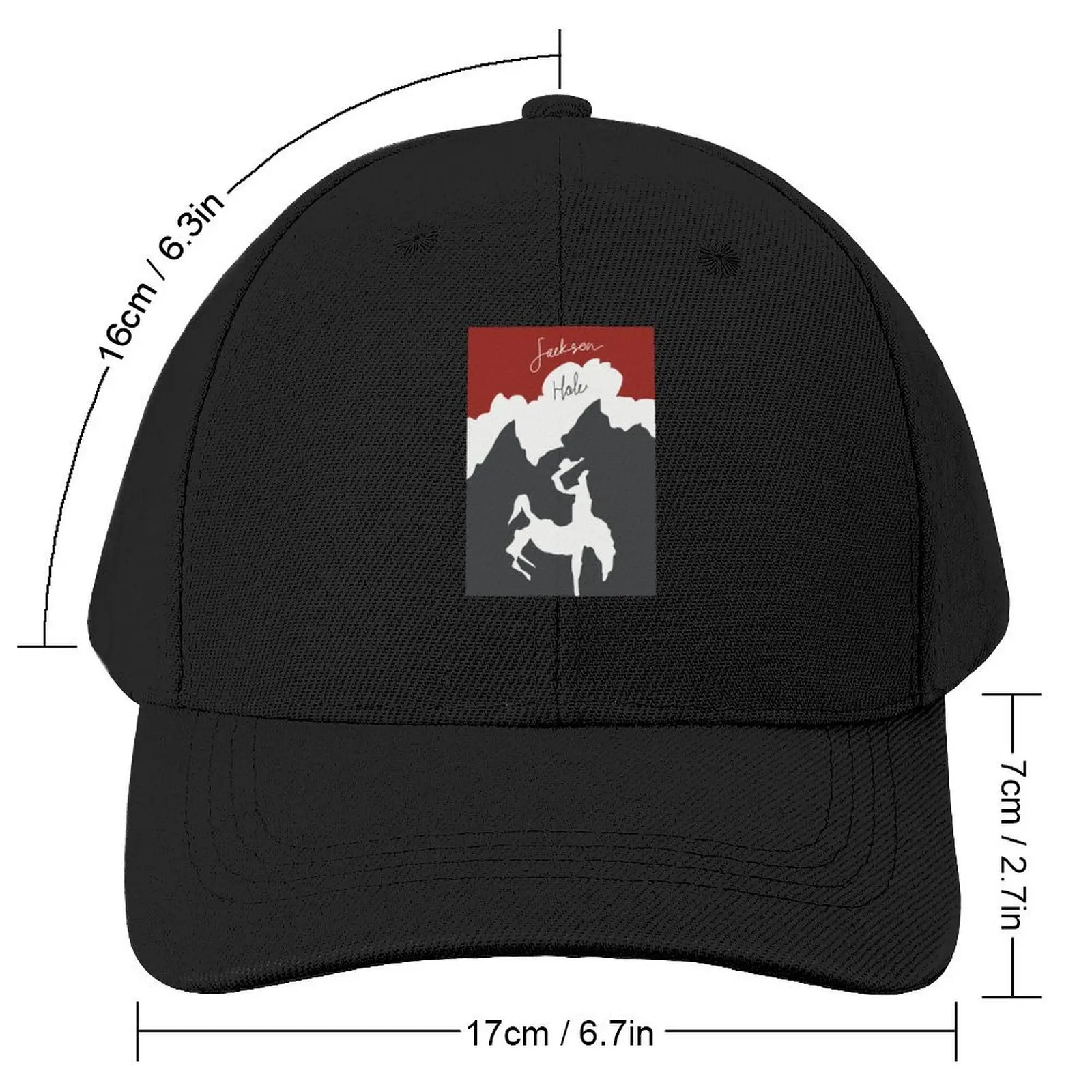 JACKSON HOLE MOUNTAIN RESORT MINIMALIST CON TEXT Gorra de béisbol | -F- |   sombrero de pesca Anime Boy Niño Mujer