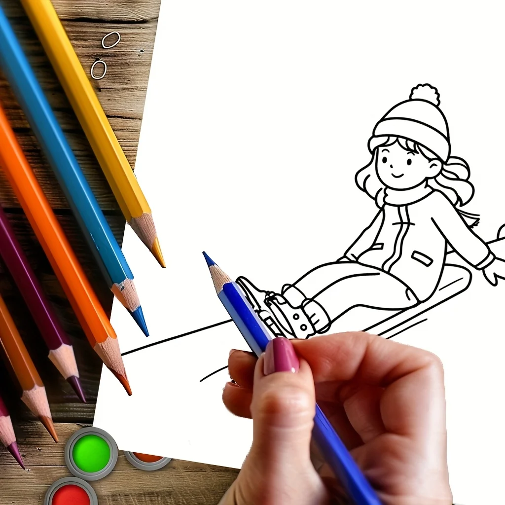 28 صفحة كتاب تلوين لطيف لعيد الفتيات لتقليل التوتر للبالغين |   كتاب تلوين لتخفيف التوتر وتقليل المزاج