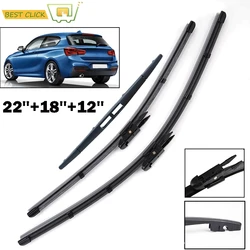 Misima Windshield Windscreen Wiper Blades For BMW 1 Series F20 F21 Front Rear Window Set 2011 2012 2013 2014 2015 2016 2017