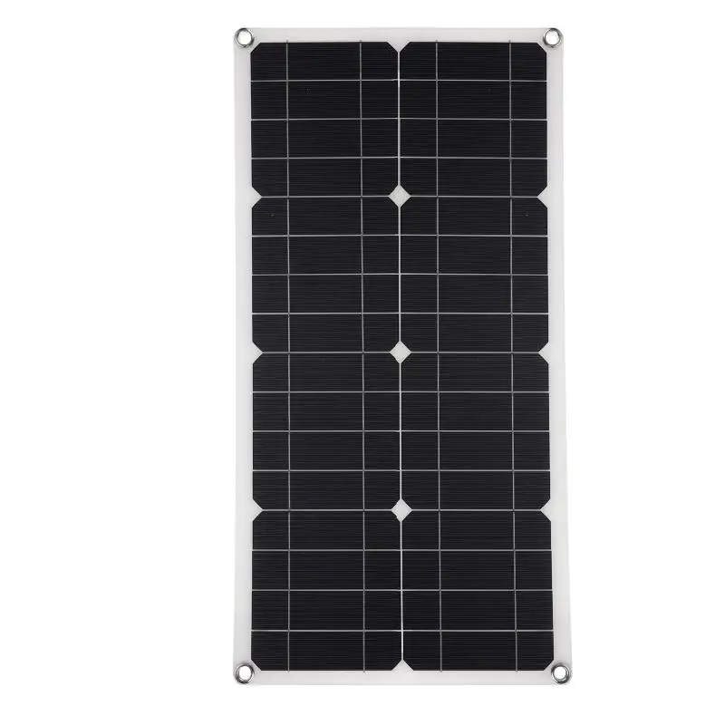 Imagem -03 - Flexível Poli Painel Solar Solar Sistema Solar Gerador de Energia para Viagem ao ar Livre Acampamento Carro Iate rv Barco 200w 18v