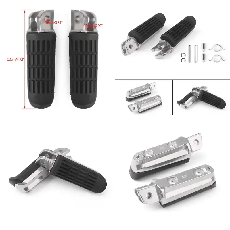 Front Footrest Foot Pegs for VT250 MC20 CB 400 500 600F 750F 1000F CBR