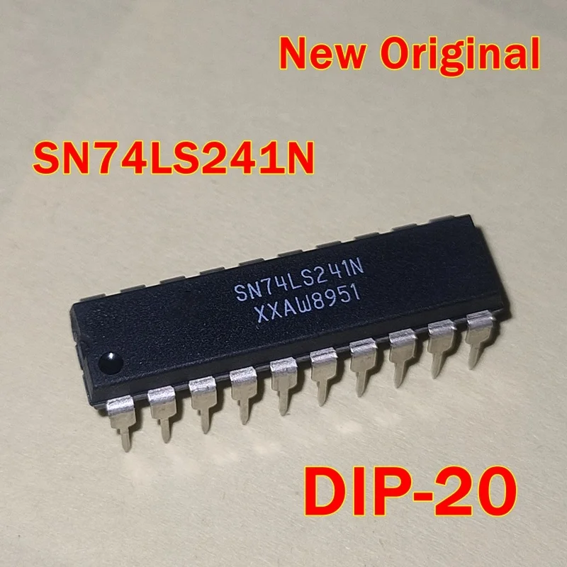 1pcs to 100pcs New Original  SN74LS241N DIP-20 Eight-way buffer/line driver