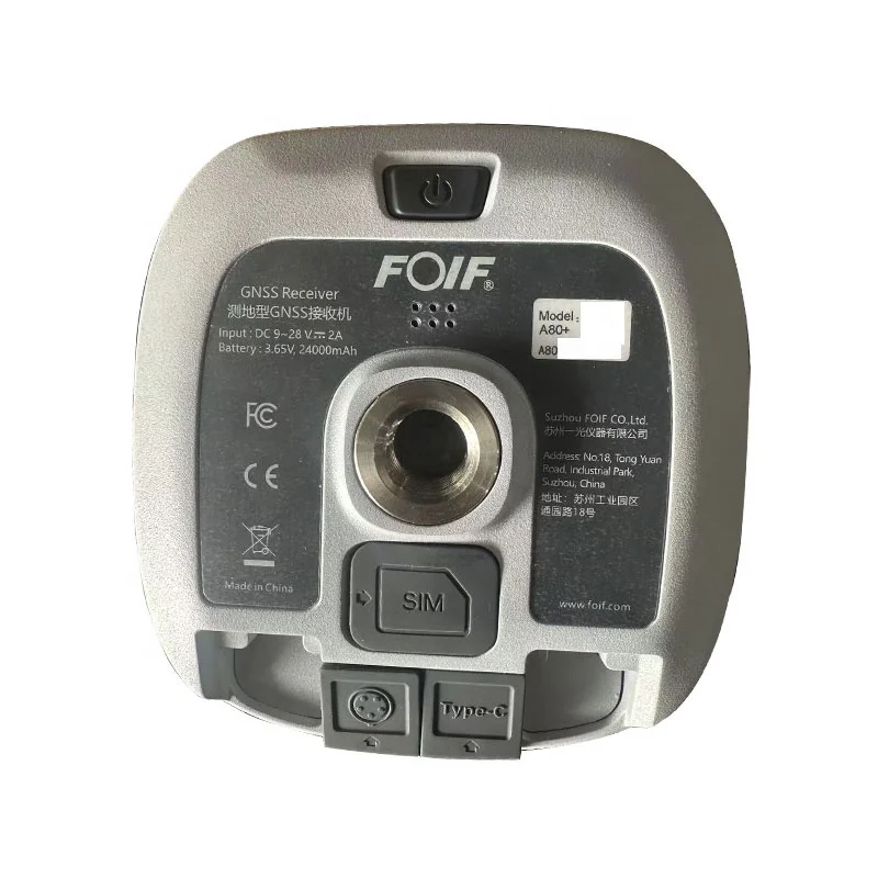 FOIF A80+ GPS RTK Receiver GPS Survey Equipment 5w Transceiver Radio Super Base Station DGPS 1408 Channels IMU