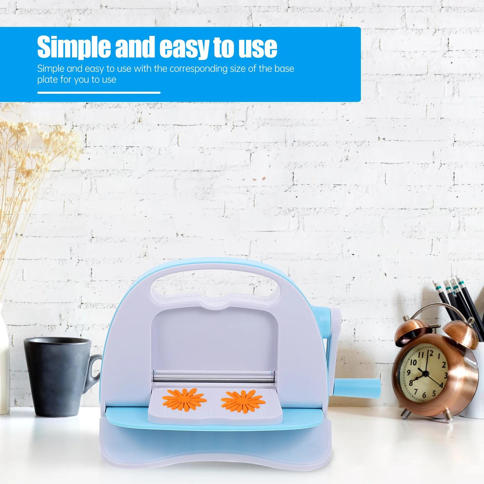 

1Set Manual Die Cutting Machine Sturdy Hand Crank Die Embossing Machine for Scrapbook Paper Craft Punching DIY Craft Making