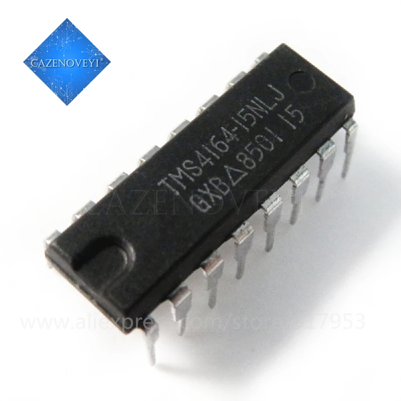 5pcs/lot TMS4164-15NL TMS4164 integrated circuit IC chip In Stock