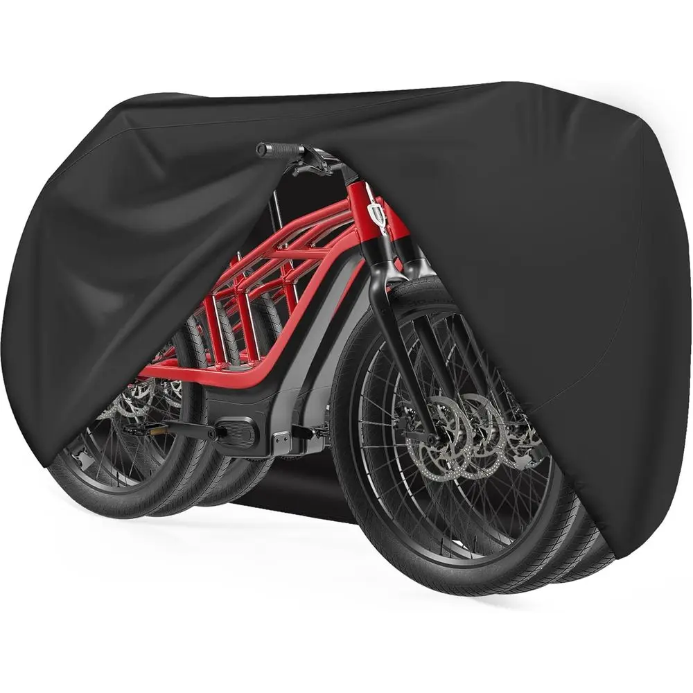 

Bike Covers or 3 Bikes - 600D Waterproo & Heavy Duty, Large ycle Cover or eBike, Mountain, Road, Hybrid, Beach Cruiser, Scooter