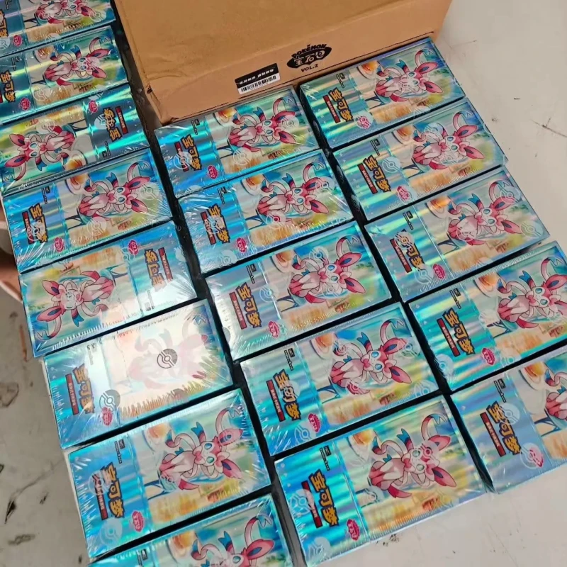 veritable-pack-de-cartes-pokemon-original-vol2-ptcg-cbb2c-pack-complementaire-Ecarlate-violette-carte-de-collection-de-jeu-jouet-cadeau-pour-enfants