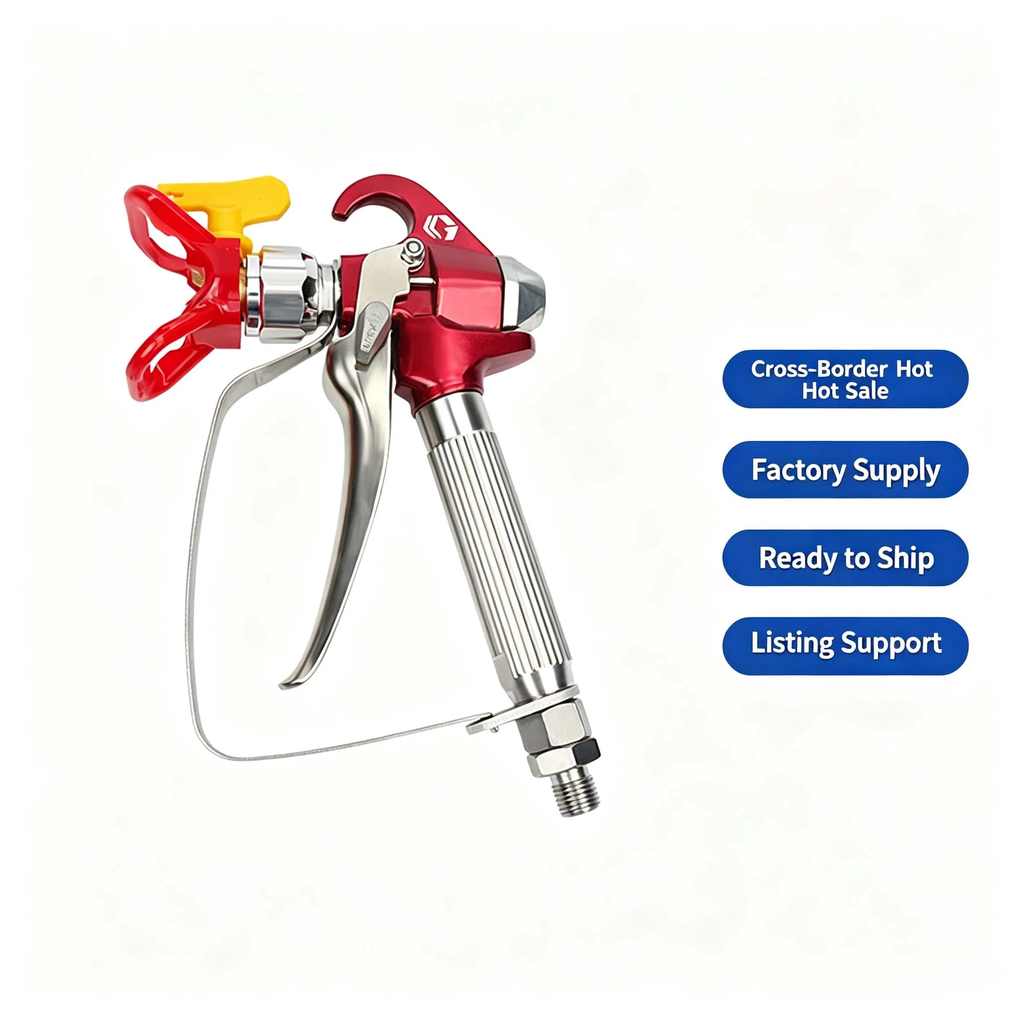 High Pressure Paint Spray Nozzle For Wagner Tools 7250 PSI Airless Sprayer Tip With Safety Lock And Filter For Wall Painting