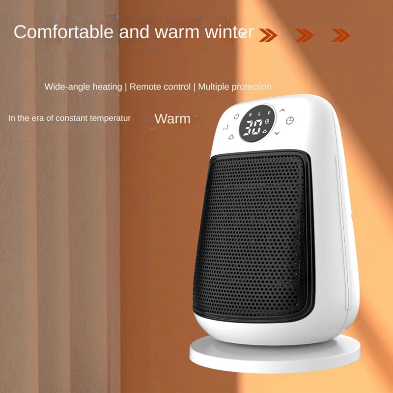 سخان كهربائي PTC 90 ° يهز سخان الرأس للغرفة التحكم عن بعد التدفئة سخانات اللمس الولايات المتحدة التوصيل