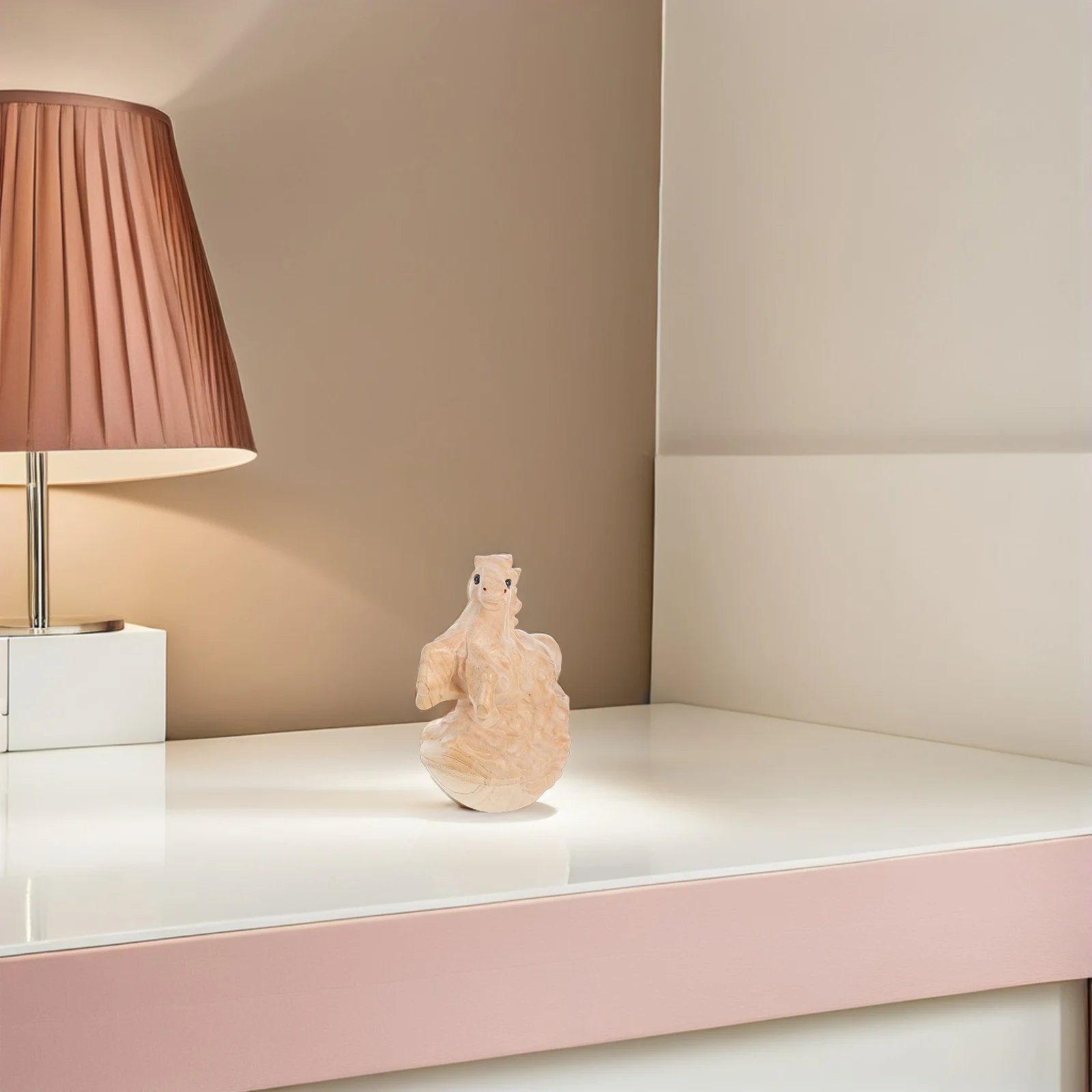 

Chinese Zodiac Horse Wood Year 2026 Feng Shui Prosperity Sculpture Wealth Statue Good Luck Ornament New Year Office Decor