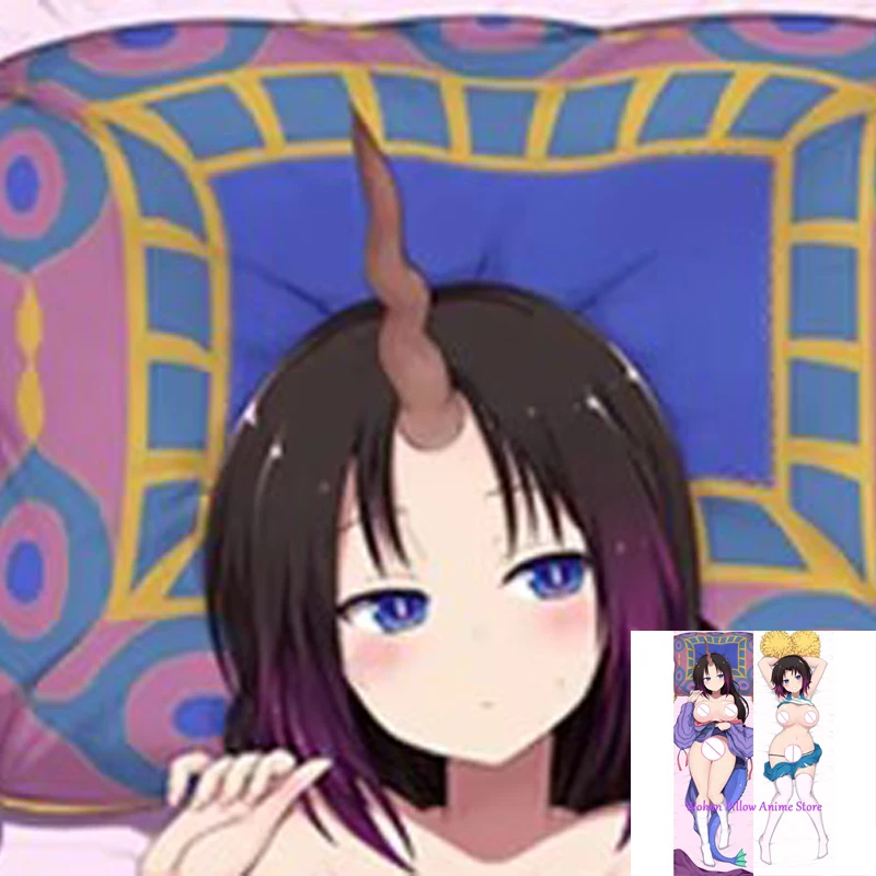 

Dakimakura Anime Pillow Cover Elma Double Sided Print Life-size Halloween Christmas Decoration