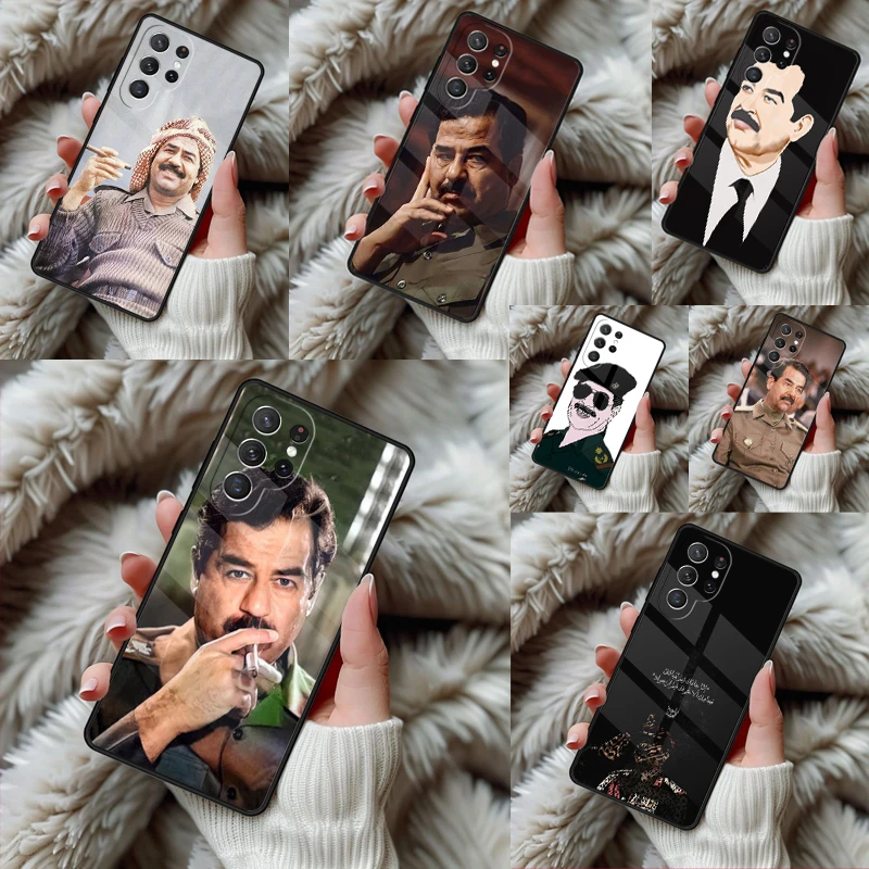 Saddam Hussein Iraq bumper Phone Case For Samsung Galaxy S24 S25 S26 Ultra S22 S23 Plus S21 S20 FE Note10 TPU Cover