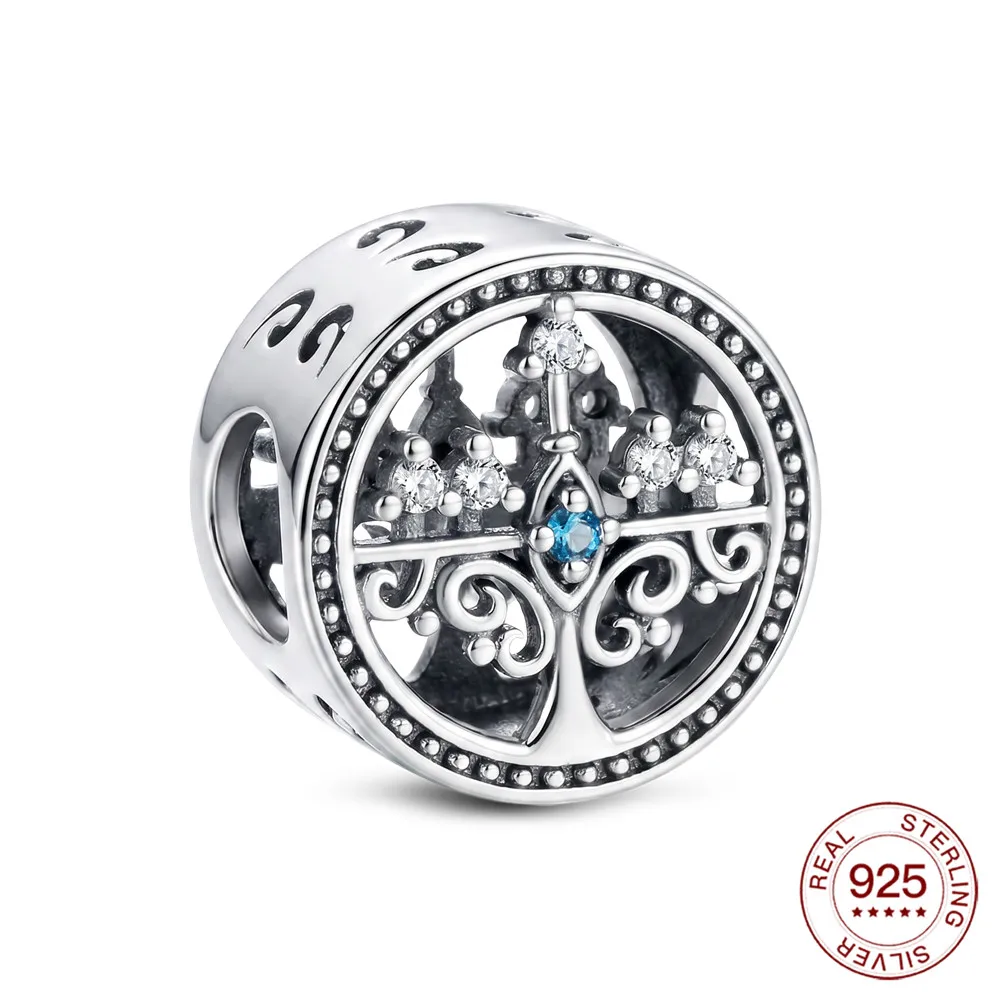 925 Sterling Silver Charms Hanukkah Menorah Bead Fit Original Bracelet DIY Jewelry Everyday Wear Gift For Women