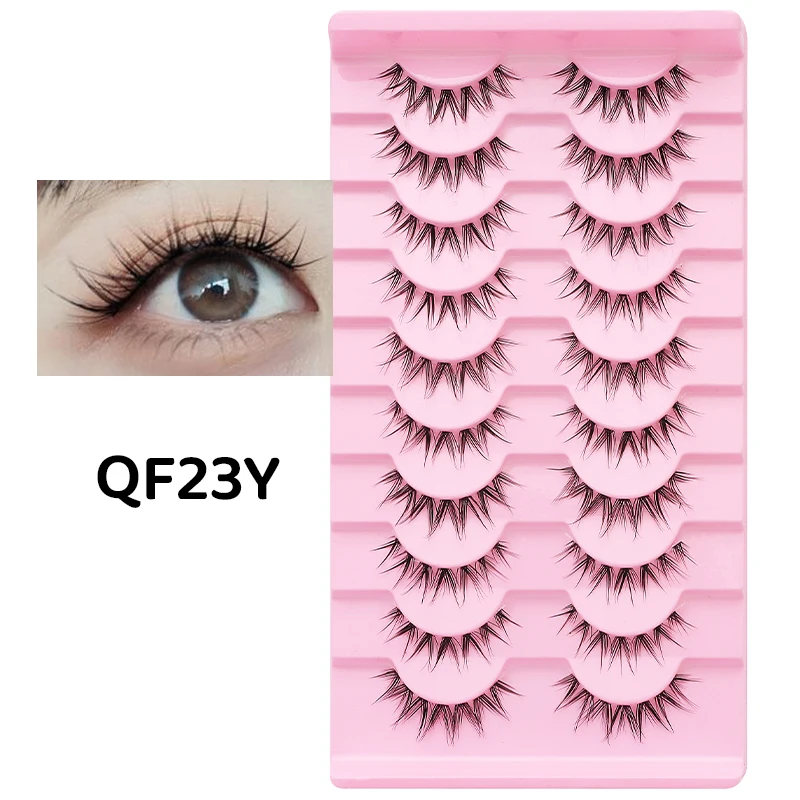 DINGSEN 10 Paar Transparente Anime-Naturwimpern Manga-Wimpern Koreanische Make-up-Wimpern Großhandel Künstliche Wimpern – Detail 14