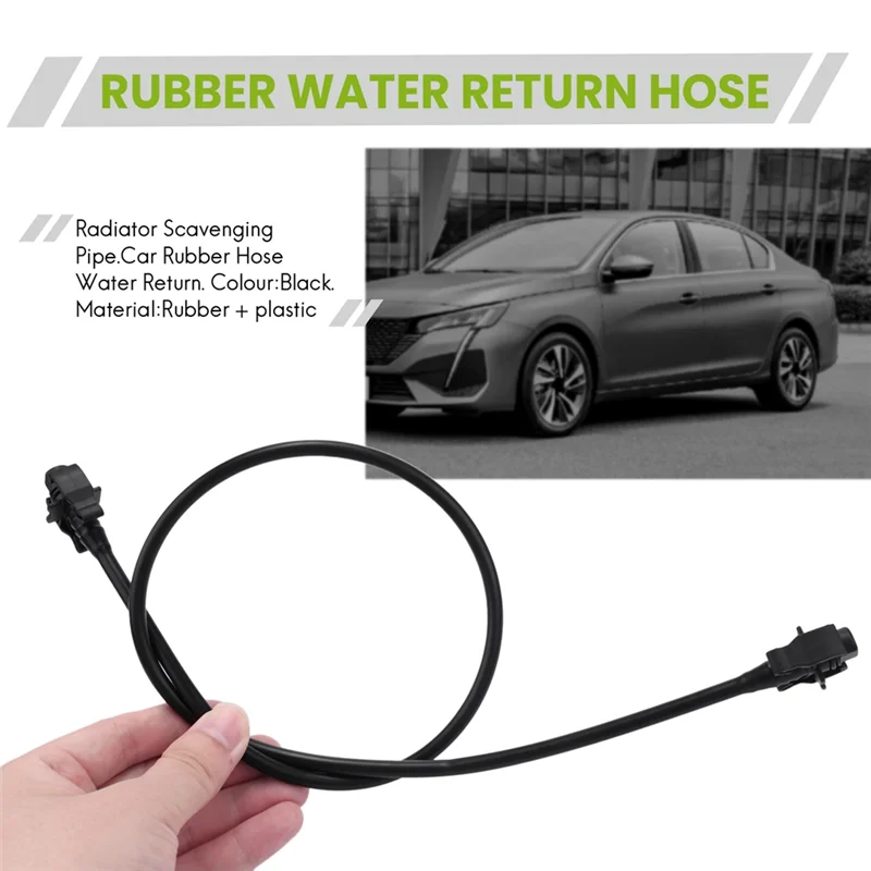 5 uds tubo de retorno de agua automático eliminación de Gas radiador tubo de raspado manguera de goma 1323Y2 para 206 207 para Citroen C2-AT64
