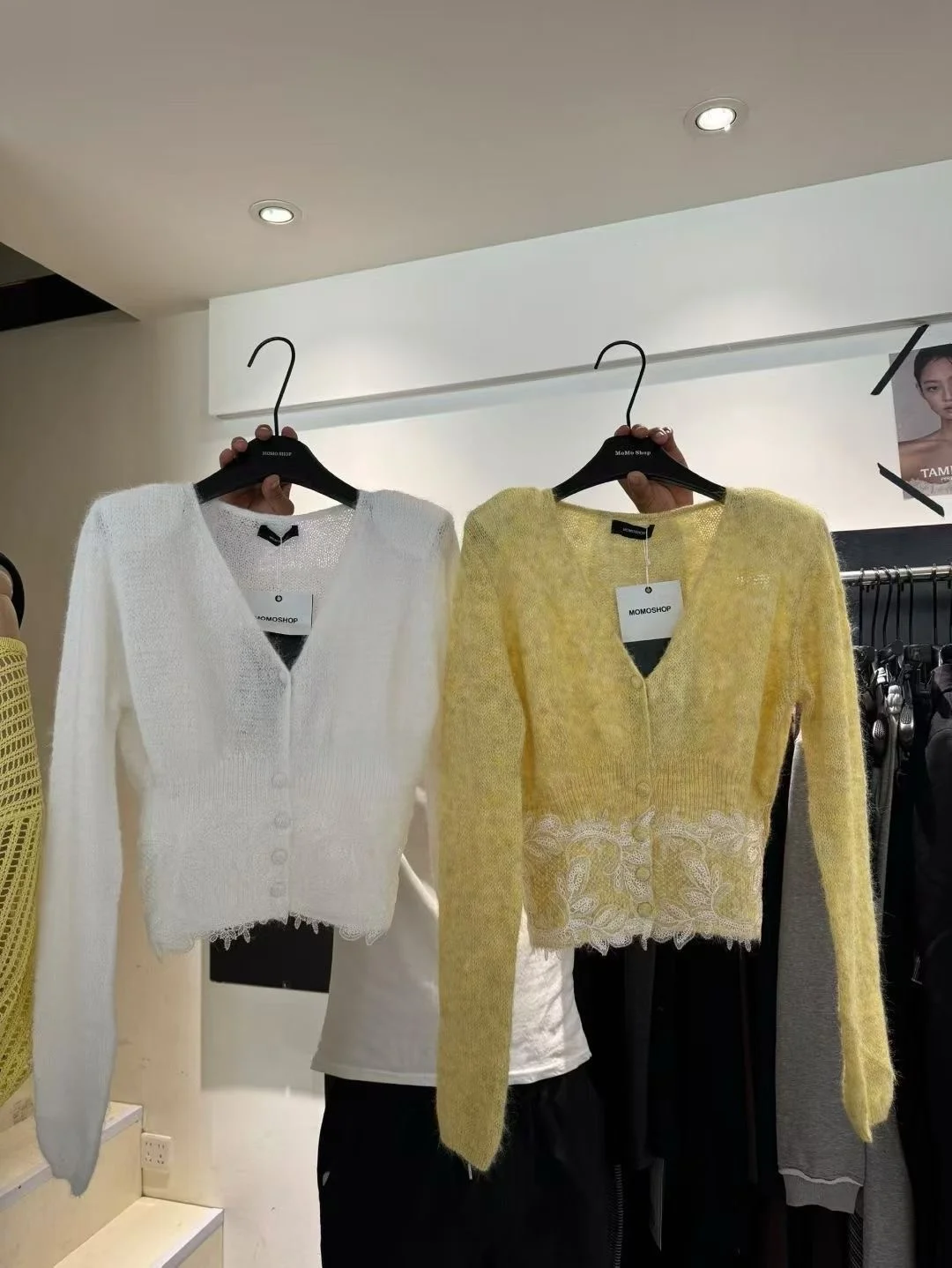 

Faionable Корейский Sle Long Sve Кружевной дизайн Slim Fit Женский свитер V-Ne ort Длина Цвет Осень Новый A...