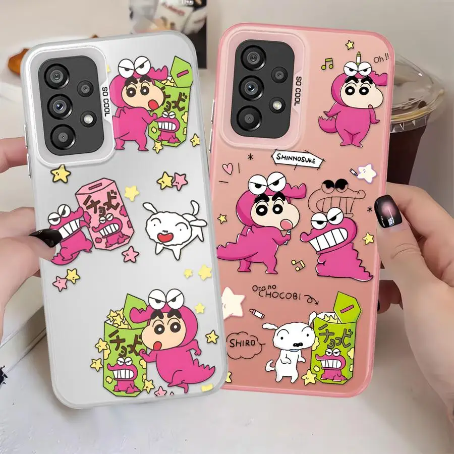 

Crayon Shin-Chan Anime Case for Samsung Galaxy A54 A12 A17 A52 A23 A71 A14 A56 A16 A34 A25 A73 A32 A36 A13 A72 Phone Cover