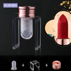 3pcs/set Beauty Lipstick Kits Silicone Lipstick Mold Aluminum Ring Mould Holder DIY Crafts Tools Easy High Quality