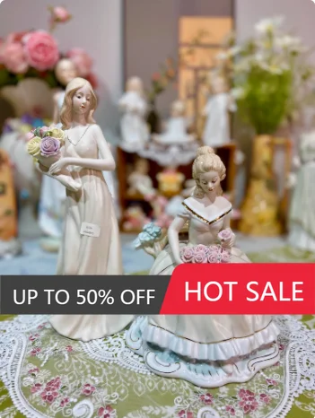 Europe Ceramic Western Beauty Character Statue Decoration Home Room Cabinet Furnishing Crafts Store Office Sculpture Accessories
