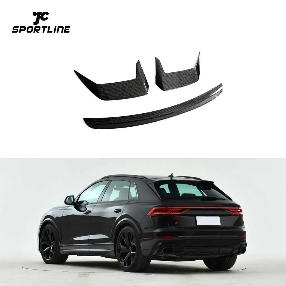 Carbon Fiber RSQ8 Rear Wing Spoiler For Audi RSQ8 Base Sport Utility 4-Door 2020-2023