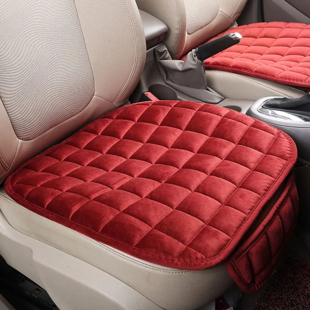 Car Seat Cover Winter Warm Seat Cushion Anti Slip Universal Front Chair Seat Breathable Pad for Vehicle Auto Car Seat Protector